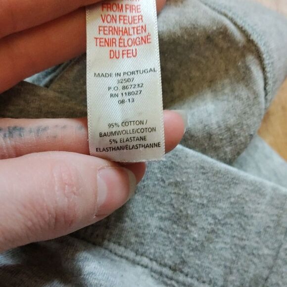 Mini Boden leggings 2T gray cotton spring neutral boho activewear elastic waist - Picture 4 of 4